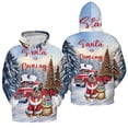thumbnail image 3 of Santa is Coming Australian Cattle Dog Merry Christmas Xmas Noel Truck Tree All Over Print 3D Hoodie Unisex Merch Hoodies Heeler Lover Gifts - 02023, 3 of 6