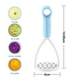 thumbnail image 2 of Potato Masher,Safe For Non-Stick Cookware. Cooking and Kitchen Gadget purple potato mashing and rolling, 2 of 6