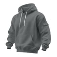 thumbnail image 6 of Men Hoodies Sweatshirts Casual Sports Loose Hoodie With Drawstring Collar Pullover And Men's Hoodie with Pocket, 6 of 7