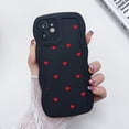 thumbnail image 3 of Funda Love Heart Curly Wave para iPhone 15 Fundas iPhone 11 12 13 14 16 Pro Max 7 8 Plus SE X XR XS Funda suave a prueba de golpes, 3 of 5
