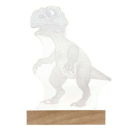 Red Blue Green Warm White Fashion Creative Color Changing Usb 3d Dinosaur Led Night Light Desk Table Lamp Bedside Lamp Kids Gift Home Decoration Walmart Canada