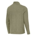 thumbnail image 3 of Men's Antigua Heather Olive Minnesota Golden Gophers Subtle Quarter-Zip Top, 3 of 3