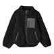 thumbnail image 1 of Gibobby Grandes NiñosNiños Pequeños Bebé Niñas Primavera Invierno Patchwork Manga Larga Casual Fuzzy Fleece Outwear Abrigo Con Bolsillos(Negro, 10-12 Años), 1 of 4