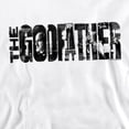 thumbnail image 2 of Godfather Newspaper Godfather Logo Unisex Adult Crewneck Sweatshirt, White, Small, 2 of 4