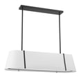 thumbnail image 6 of FUL-917-BK Crystorama Lighting Fulton - 4 Light Chandelier-9.75 Inch Tall and 41.75 Inch Wide-Black Finish, 6 of 7