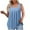 Light Blue, variant on JIUKE Womens Tank Tops Plus Size Summer Sleeveless Tunic Tops Square Neck Camisole Shirts S-5XL