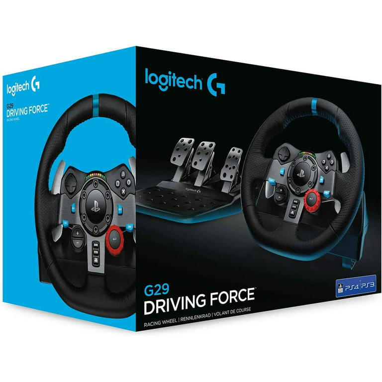 Volante Logitech G29 Driving Force para PS3/PS4/PS5/PC c/ Pedais