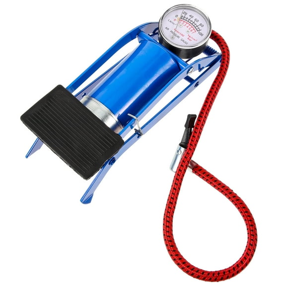 LABSERRON 1Pcs Mini Foot Pedal Metal Air Pump for Bike Tire High Pressure Inflating Cycling