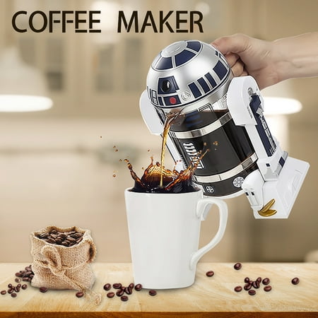 R2-D2 32oz/960ML Household Hand Made French Tee Coffee Press Pot Robot