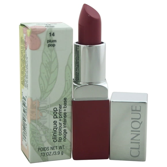 Clinique Pop Lip Colour + Primer - # 14 Plum Pop by Clinique for Women - 0.13 oz Lipstick