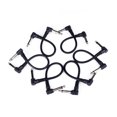 thumbnail image 1 of Donner 6 Inch Guitar Patch Cable Guitar Effect Pedal Cables gold 6 Pack PVC-6 strips, 1 of 5