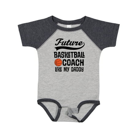 

Inktastic Future Basketball Coach Like Daddy Gift Baby Boy Bodysuit