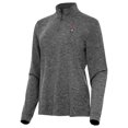 thumbnail image 2 of Women's Antigua  Heather Black New Mexico Lobos Mentor Quarter-Zip Top, 2 of 3