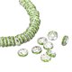 thumbnail image 1 of Perlas separadoras de metal Uxcell con cristal de rhinestone, perlas redondas separadoras 200Pcs verdes 6mm, 1 of 7
