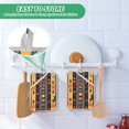 thumbnail image 4 of Yayeee Pot Holders Kitchen Heat Resistant with Pocket 7"x9.8" Cotton Oven Cooking Hot Pads, Orange Geometric, 4 of 7