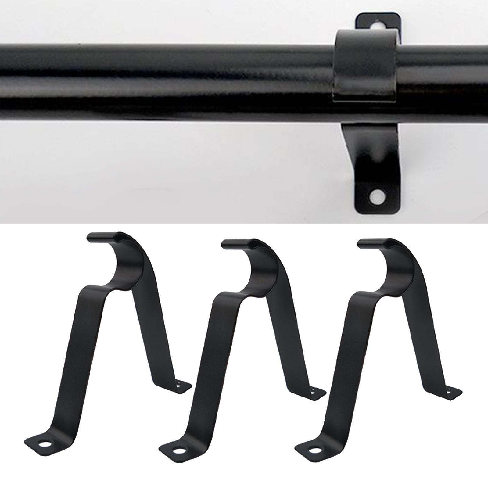 Adjustable 1925mm Curtain Rod Brackets Window Rod Holders Curtain