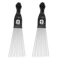 thumbnail image 1 of HLONKCombs Detangle Hair Comb Curla Hair Curl Hair Fork Comb Afro Comb Detangling Comb Pick Comb Metal Man, 1 of 6