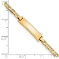 thumbnail image 3 of 14k Yellow Gold Bracelet ID Anchor 5 mm 6 in Children's Link, 3 of 3
