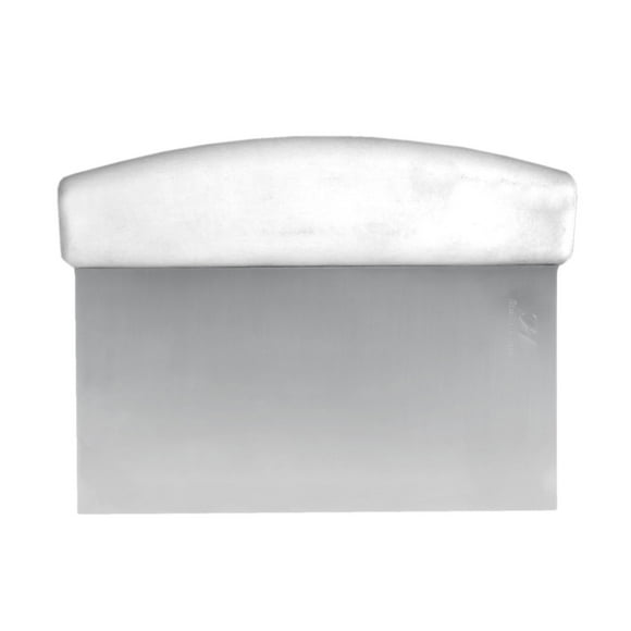Excellanté 6 by 4-Inch Dough Scraper, Plastic Handle