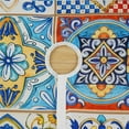 thumbnail image 5 of Outdoor Tablecloth with Umbrella Hole 60x84inch,Farmhouse Boho Outdoor Zipper Tablecloth, Waterproof Wrinkle Resistant Washable Rectangular Tablecloth for Picnics, Party, Camping and BBQ, 5 of 6