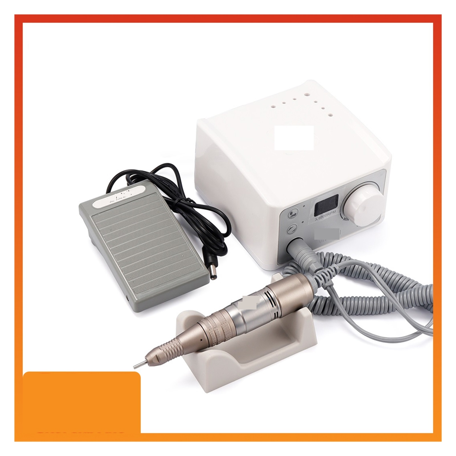 Professional Nail Polisher, 35000RPM Nail Drill Machine, Electric Nail File Polishing Grinding Device For Manicure Pedicure ,Low Noise