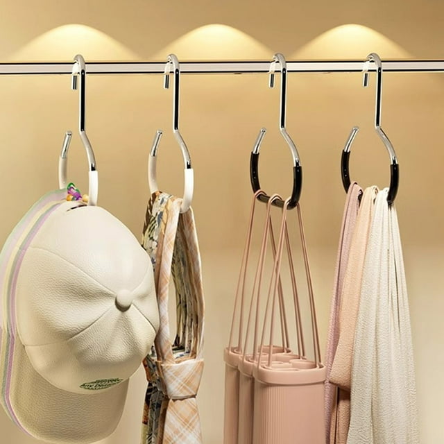 Product Category Hooks Hooks 2 | Hat Organizer Hanger for 8 Hats Wardrobe Display Rack in Closet Home Dormitory