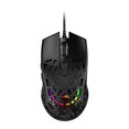 thumbnail image 1 of Ratón ultraligero RGB para juegos con cable de nido de abeja y sensor óptico de alta precisión de 12400 DPI Negro, 1 of 9