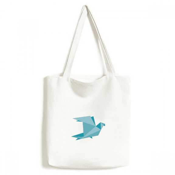 Green Origa Pigeon Pattern Tote Canvas Bag Shopping Satchel Casual Handbag