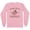 Pink, variant on Wicked Witch University Long Sleeve Shirt Unisex Large White