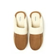thumbnail image 3 of Dearfoams Cozy Comfort Men's Microsuede Moc Toe Scuff Slippers, 3 of 7