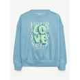 thumbnail image 4 of Justice Girls Fleece Crew Neck, Sizes XS - XLP, 4 of 5