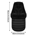 thumbnail image 3 of SNNROO Baby Footmuff For Stroller Universal Windproof Pushchair Sleeping Bag Warm Foot Pad, 3 of 9