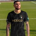 thumbnail image 6 of Zimjoy Men's 2026 Mexico Soccer Jersey Short Sleeve Crew Neck Training Shirt Breathable Sport Casual T Shirt for Soccer Fans Orange M, 6 of 8