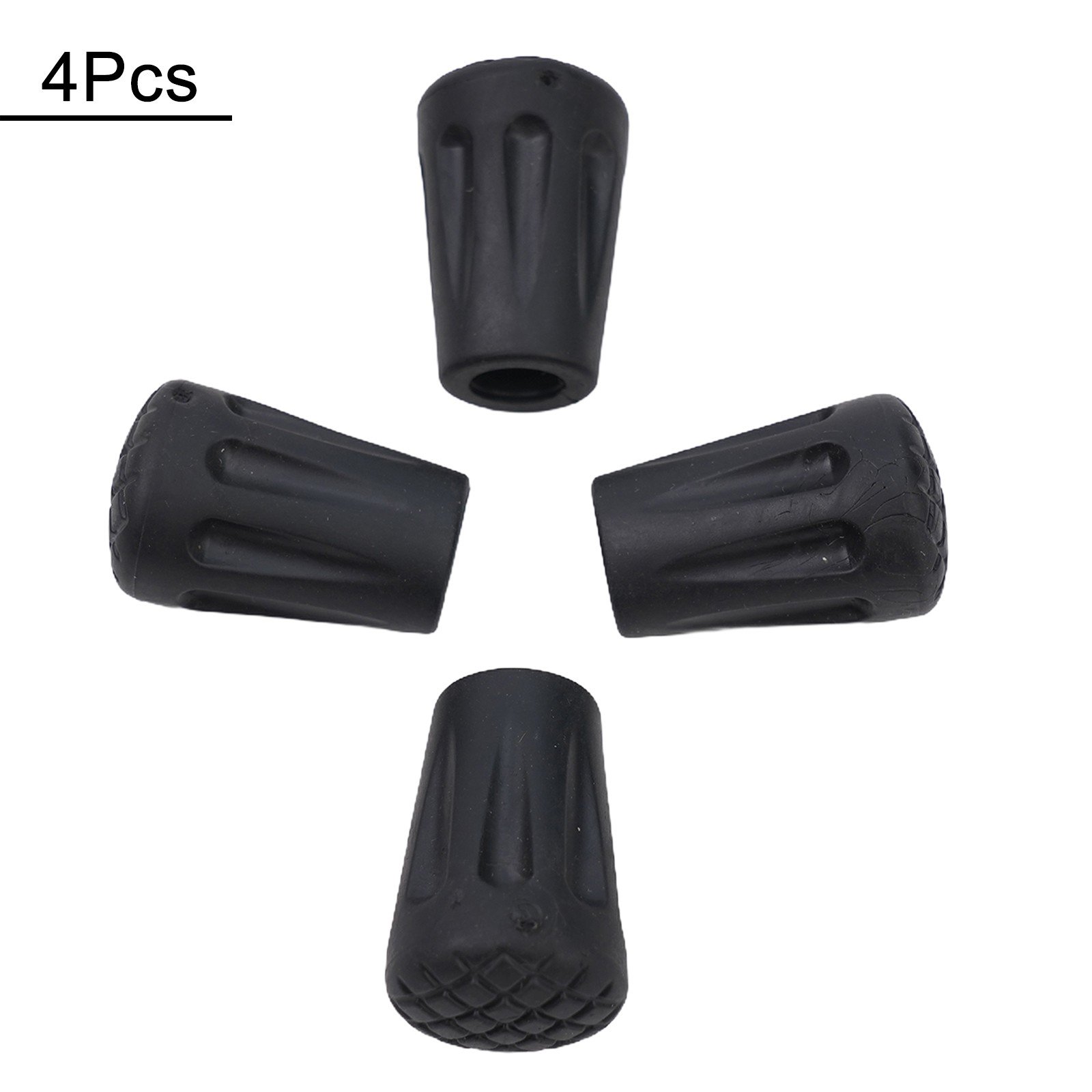 Walking Stick Rubber Ferrule Drive Medical Tri-Support Cane Safety Tip 19mm 3 4