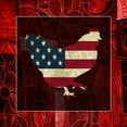 thumbnail image 2 of Phillip, Jamie 15x15 White Modern Wood Framed Museum Art Print Titled - American Rooster 2, 2 of 4