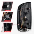 thumbnail image 2 of Convient pour Chevrolet Colorado ANZO USA 2015-2021 Assemblage de Feu Arrière - Lentille à Fumée LED 311433; Boîtier Noir; Rouge/blanc; Ensemble de 2; avec Barre Lumineuse en C, 2 of 7