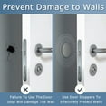 thumbnail image 2 of 4pcs Door Handle Buffer Guard Door Stoppers Door Wall Protector Self Adhesive Bumpers, 2 of 8