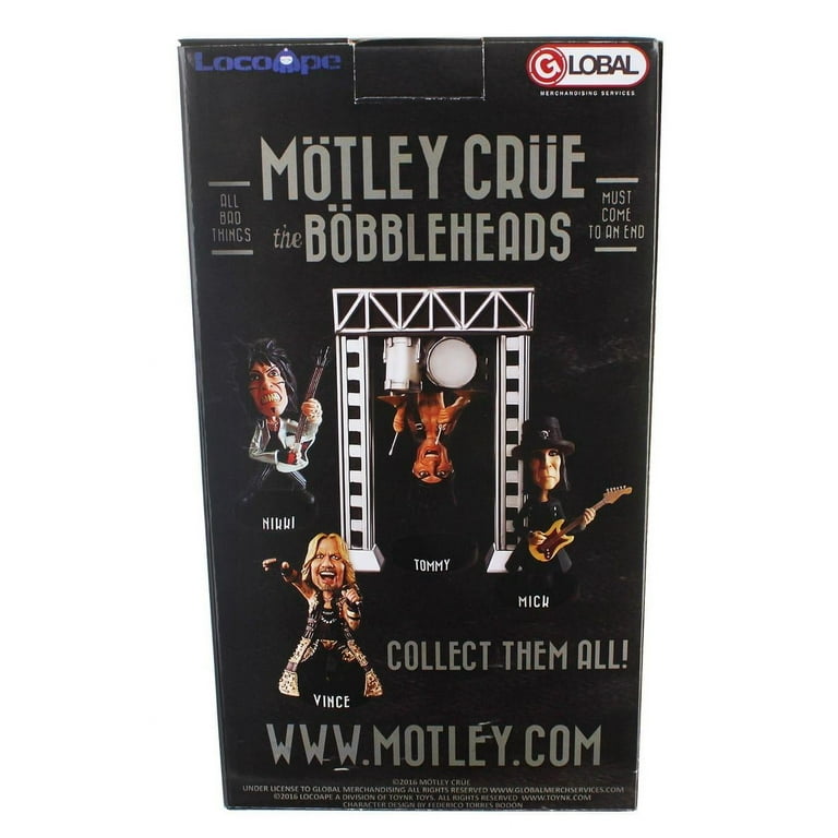 Locoape Motley Crue Nikki Sixx Resin Bobble Head Statue