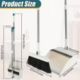 thumbnail image 3 of AMERTEER Broom and Dustpan Set with Magnetic Storage Design 180° Rotatable Upright Sweeper Dustpan Set with Comb Teeth(White), 3 of 7