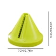 thumbnail image 4 of Kitchen Rotating ShredderSpiral Peeler Manual Vegetable Slicer Fruit Potato Radish Grater Kitchen Gadgets Kitchen Accessories,green, 4 of 7