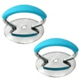 thumbnail image 7 of 2pcs Stainless Steel Pot Lid Knob Silicone Handle Cookware Cover Replacement Blue, 7 of 7
