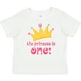 thumbnail image 3 of Inktastic Cute Princess is One 1st Birthday Girls Baby T-Shirt, 3 of 5