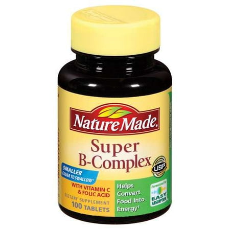 Nature Made Super B Complex With Vitamin C Folic Acid 