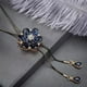 thumbnail image 5 of Collar de cadena larga de lana con flores coreanas, moderno, combinable con todo, ropa de otoño e invierno, accesorios Sufu, colgante, 5 of 6