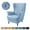 Light Blue, variant on Wingback Chair Covers Slipcover,2 Piece Stretch Wing Chair Covers,Waterproof Soft Wingback Armchair Slipcover for Living Room and Bedroom