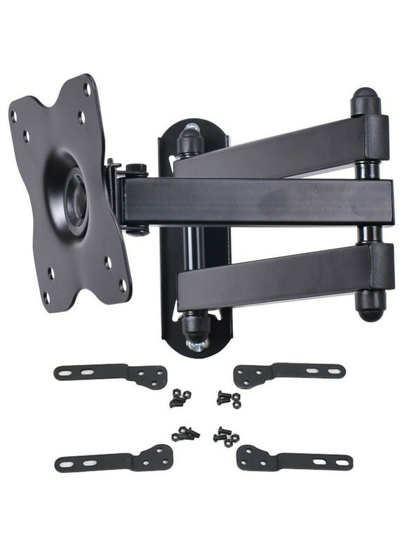 VideoSecu Tilt Swivel Full Motion TV Monitor Wall Mount for 19-37" Sharp Samsung LG DELL LED LCD Mounting Hole Patterns 200x200mm A7A