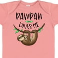 thumbnail image 4 of Inktastic Pawpaw Loves Me Cute Sloth and Baby Boys or Girls Baby Bodysuit, 4 of 5