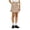 Khaki, variant on Girls Elastic Waist A-Line Skort with Side Pockets, Woven Bow Drawstring Uniform Skirt for Kids Back to School Daily Casual Outdoor Wear(Khaki,5-6 Years)