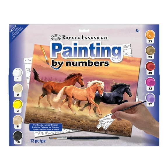 Royal & Langnickel Painting by numbers™ 13pc Gone with the Wind Painting Project