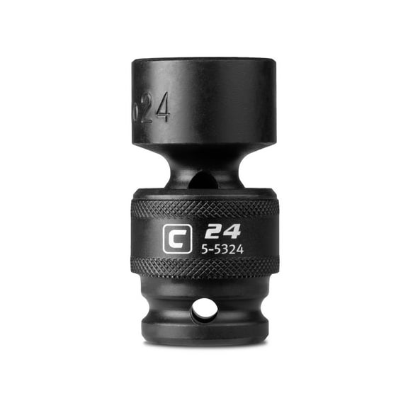 Capri Tools 24 mm Universal Impact Socket, 1/2-Inch Drive, 6-Point, Metric